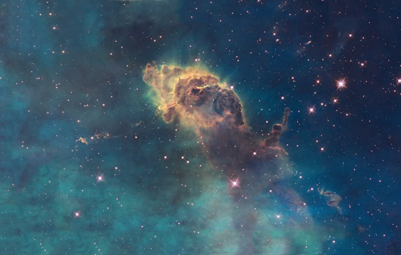 Фото обои звезды, туманность, nebula