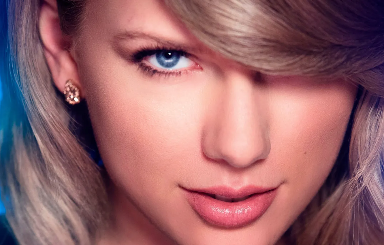 Фото обои взгляд, лицо, модель, певица, Taylor Swift