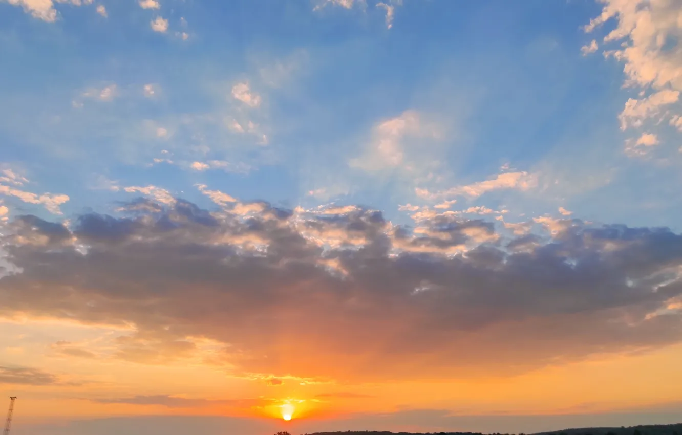 Фото обои Nature, Clouds, Sunset