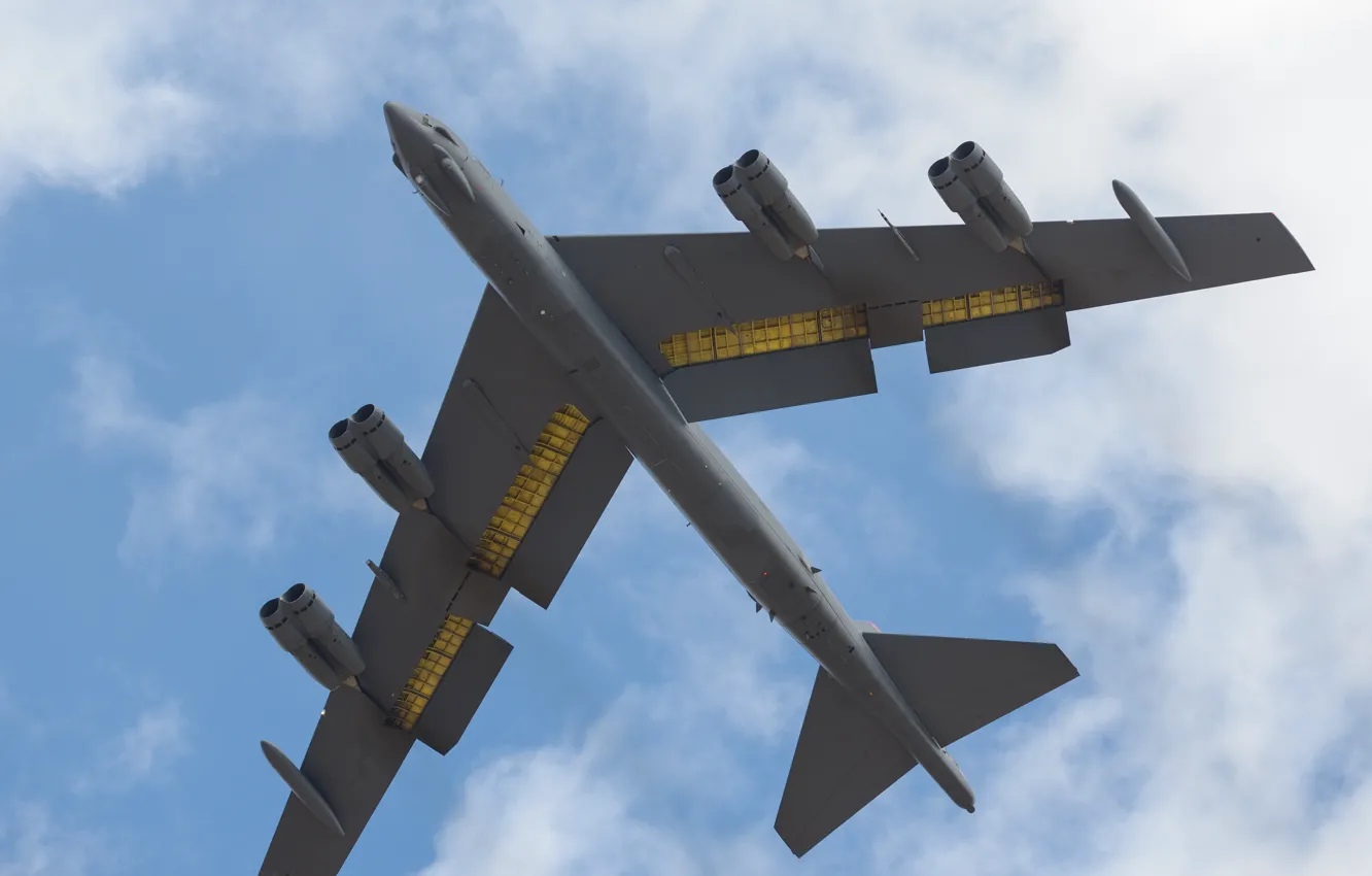 Фото обои полет, стратегический, бомбардировщи, тяжёлый, Stratofortress, B-52H