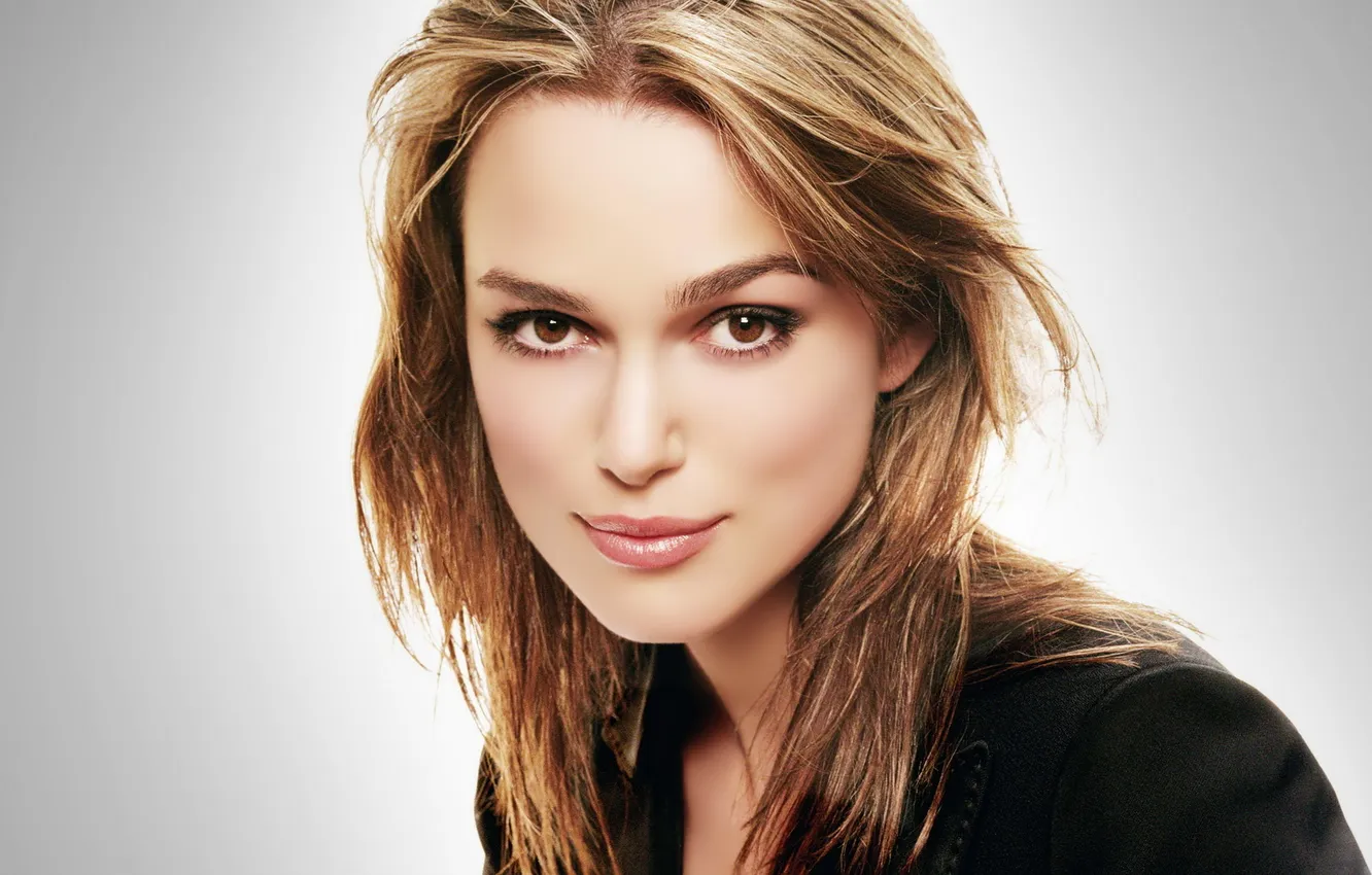 Фото обои взгляд, губы, Кира Найтли, Keira Knightley, актриса. волосы