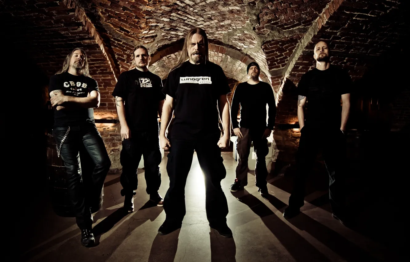 Фото обои Metal, Extreme Metal, Dick Lövgren, Meshuggah, Tomas Haake, Mårten Hagström, Jens Kidman, Fredrik Thordendal