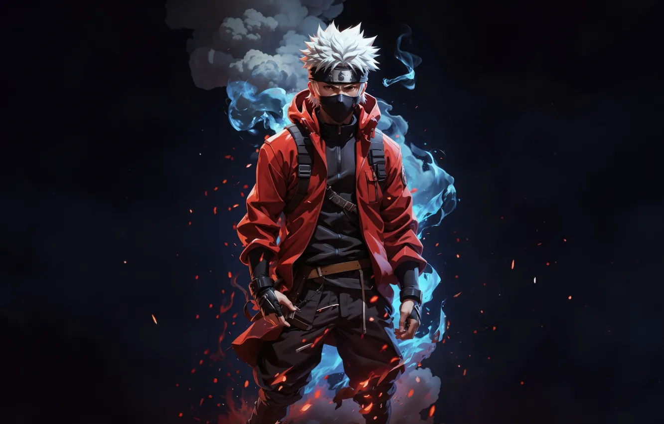 Фото обои white, naruto, anime, hair