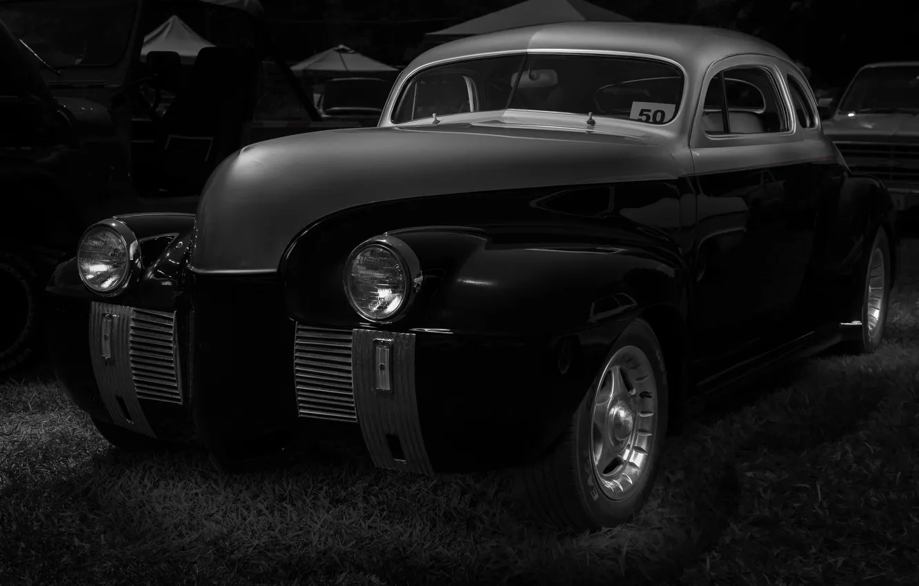 Фото обои Oldsmobile, 1940, Custom Coupe