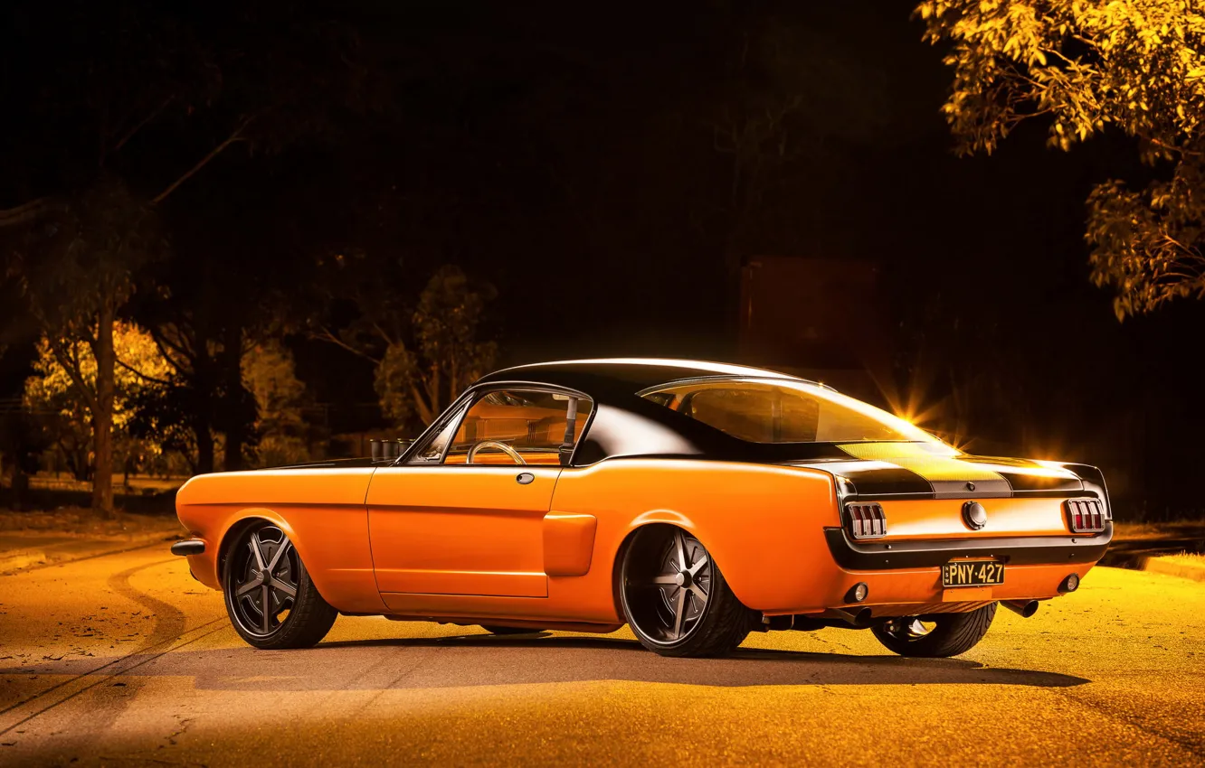 Фото обои Mustang, Ford, 1965, Fastback