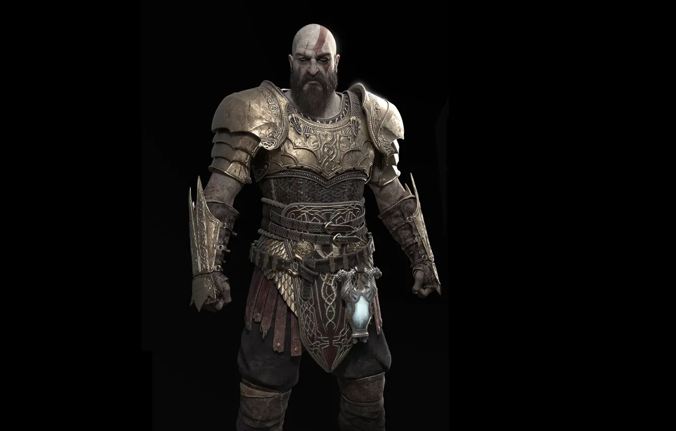 Фото обои Kratos, Кратос, God Of War, Massimiliano Bianchini