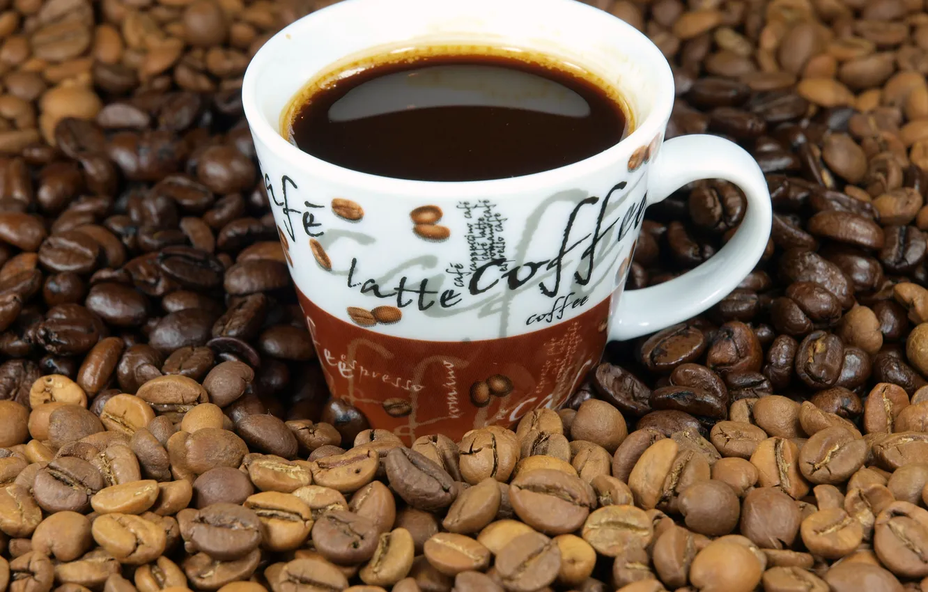 Фото обои кофе, кружка, напиток, coffee, горячо