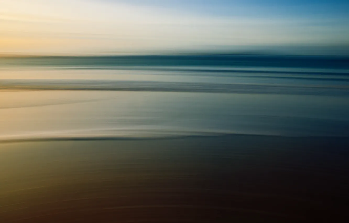 Фото обои песок, море, полосы, фон