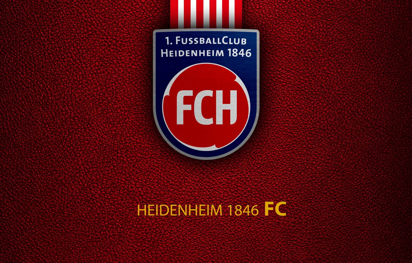 Фото обои wallpaper, sport, logo, football, Bundesliga, Heidenheim 1846