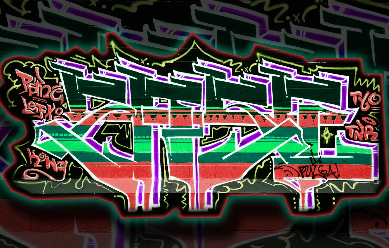 Фото обои graffiti, art, paint