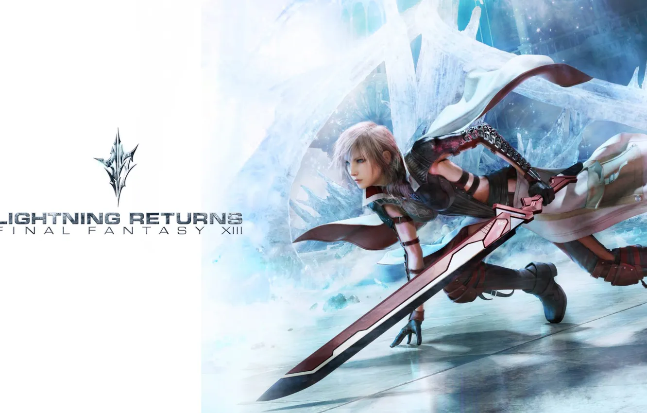 Фото обои меч, girl, Final Fantasy XIII, Lightning, Lightning Returns