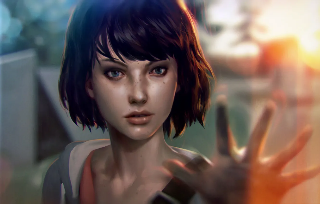 Фото обои девушка, игра, art, макс коулфилд, life is strange