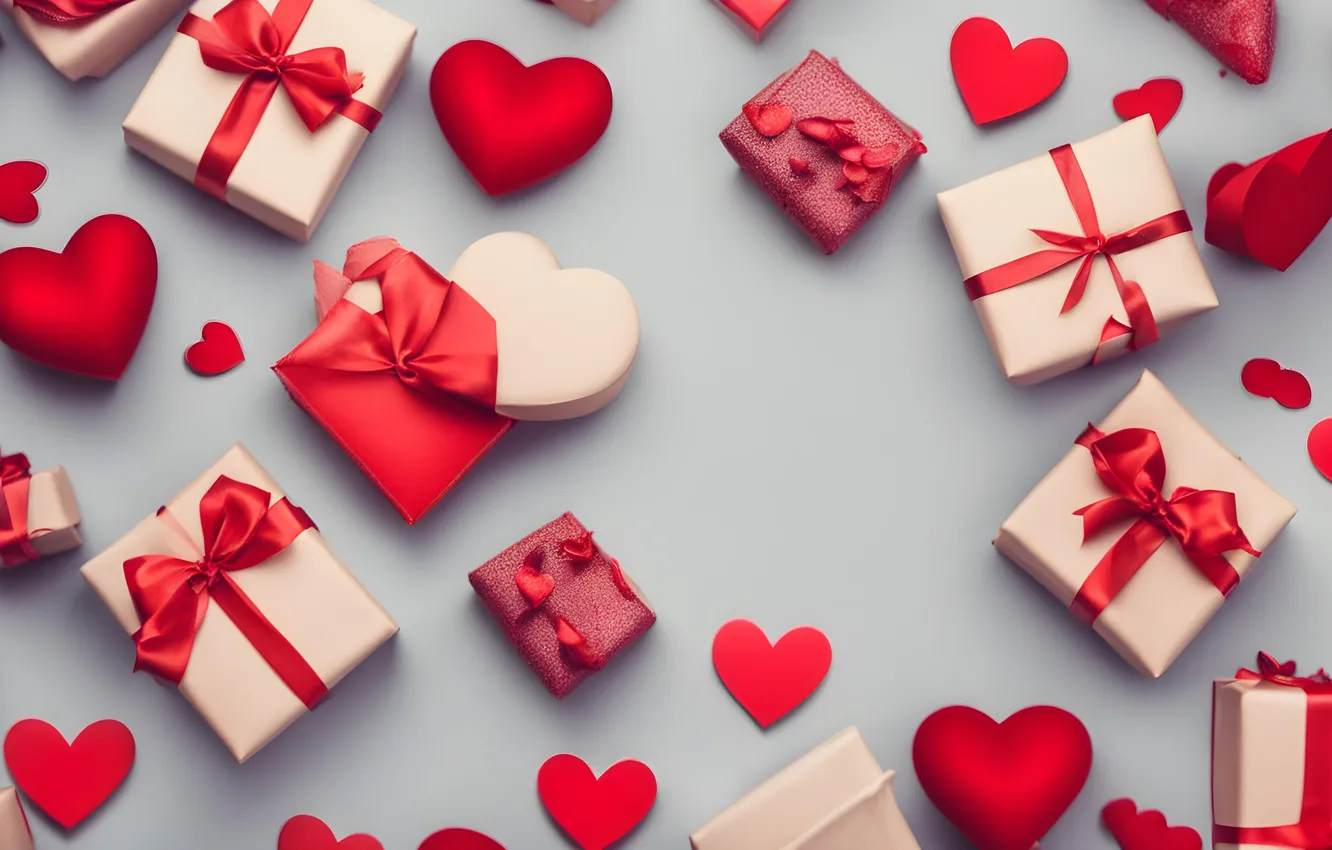 Фото обои любовь, подарок, романтика, сердце, love, happy, День святого Валентина, romantic