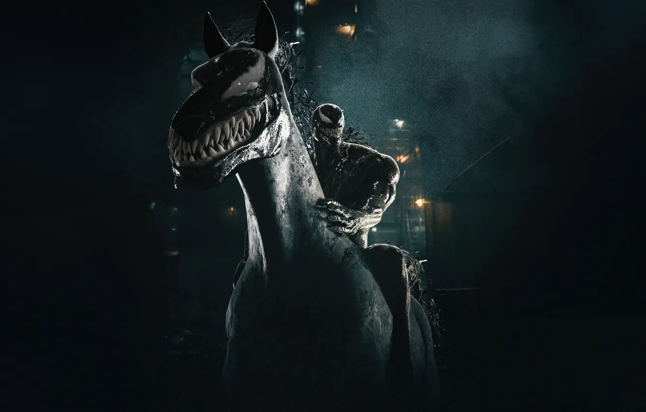 Фото обои venom, horse, crazy, goes