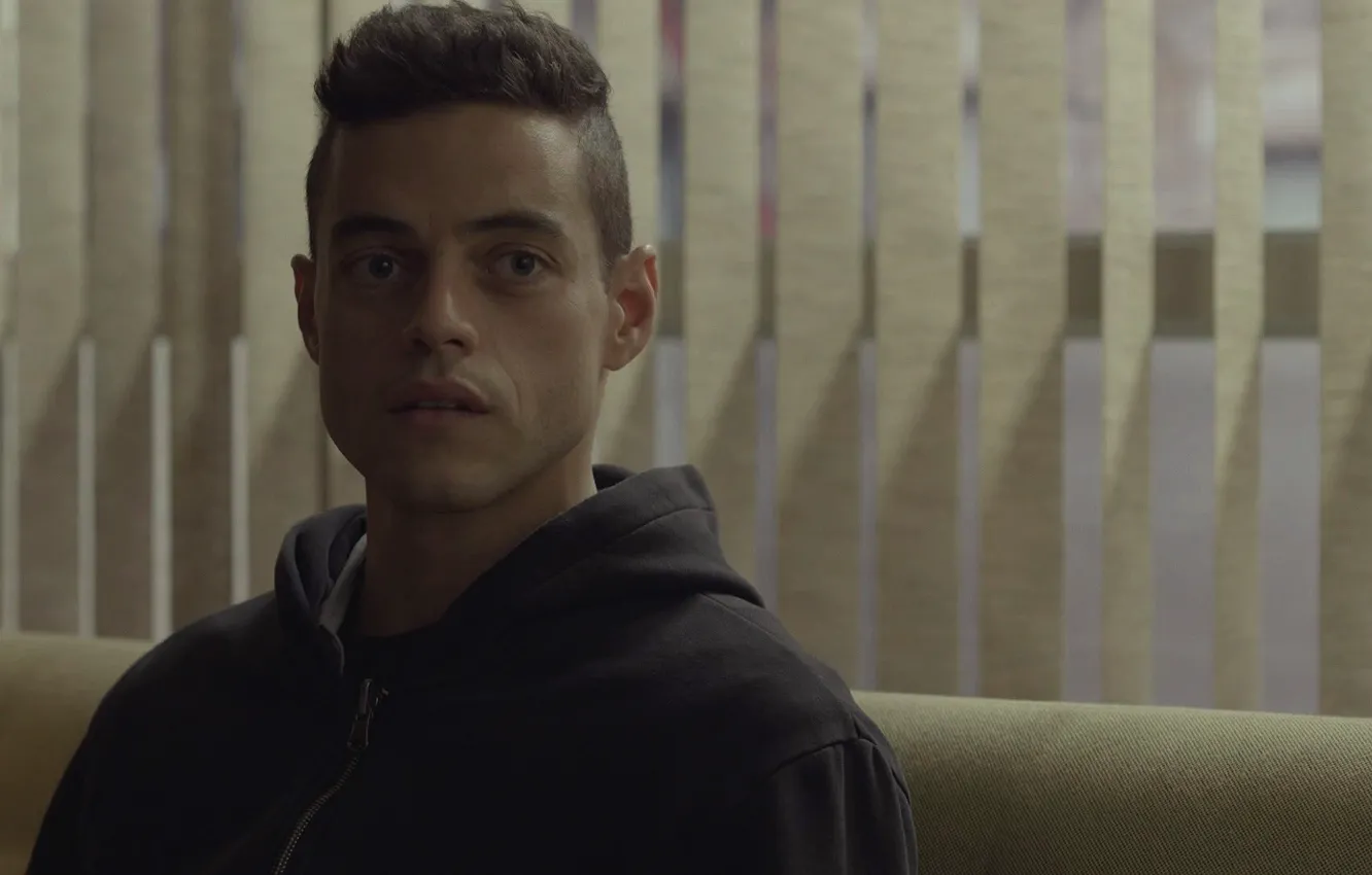 Фото обои Rami Malek, Elliot Alderson, Mr Robot