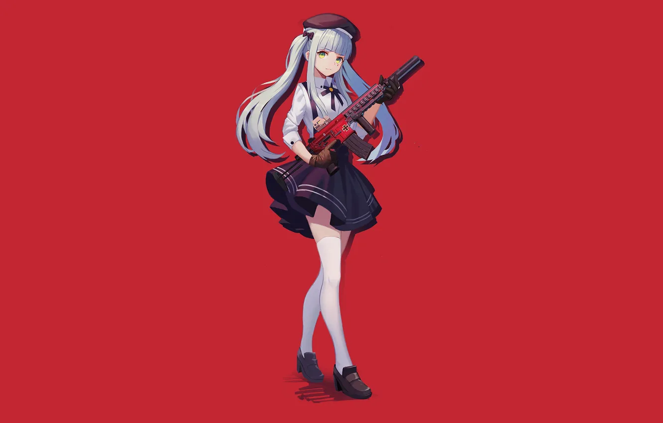 Фото обои девушка, оружие, Girls Frontline, Девушки фронта