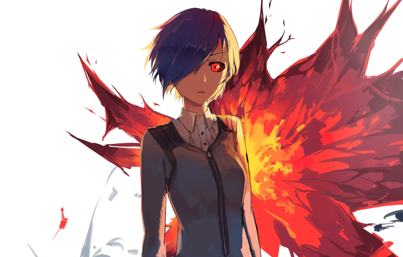 Фото обои art, Tokyo Ghoul, Токийский Гуль, Kirishima Touka