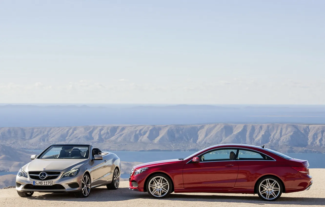 Фото обои машины, обои, Mercedes-Benz, мерседес, Coupe, Cabrio, E-Klasse