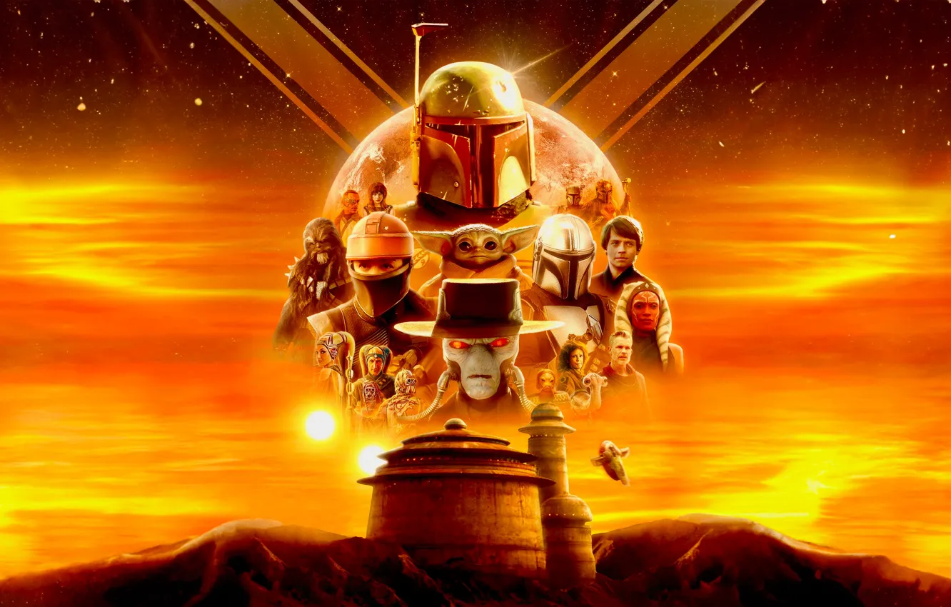 Фото обои movie, TV series, the book of boba fett
