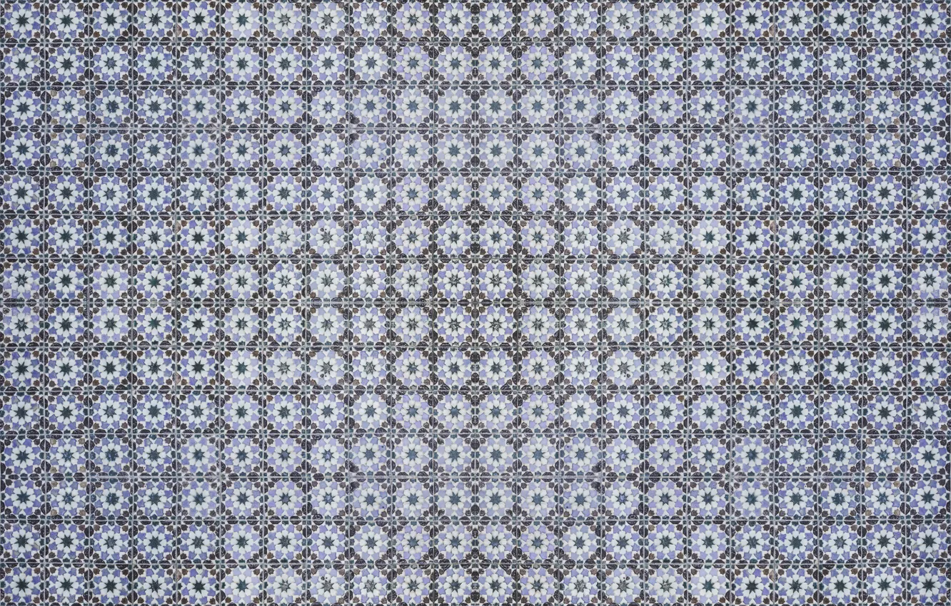 Фото обои фон, узор, текстура, орнамент, Blue, pattern, Mosaic