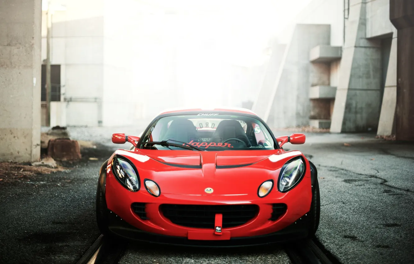 Фото обои машина, красный, обои, red, Лотус, Auto, cars, Lotus Elise