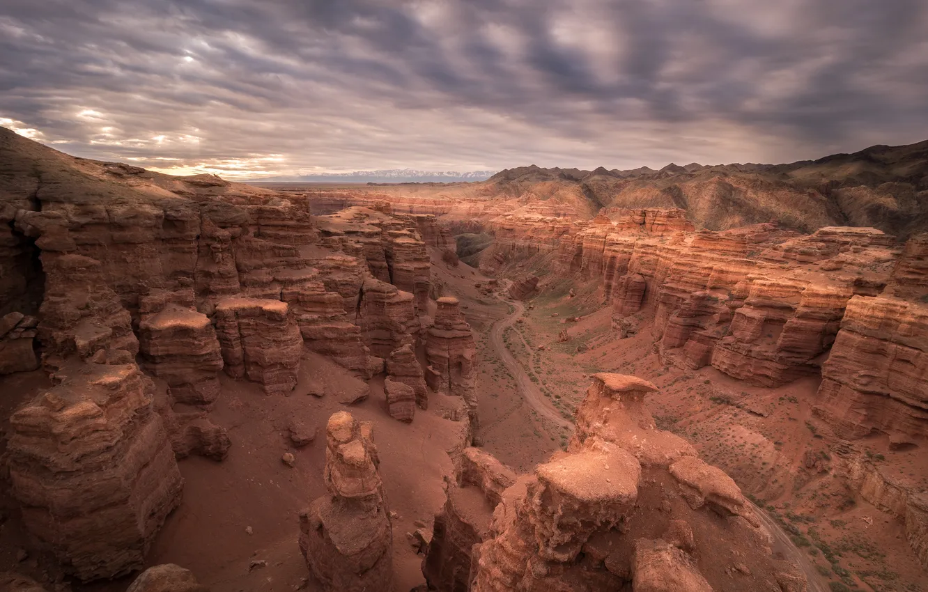 Фото обои desert, cliffs, dry