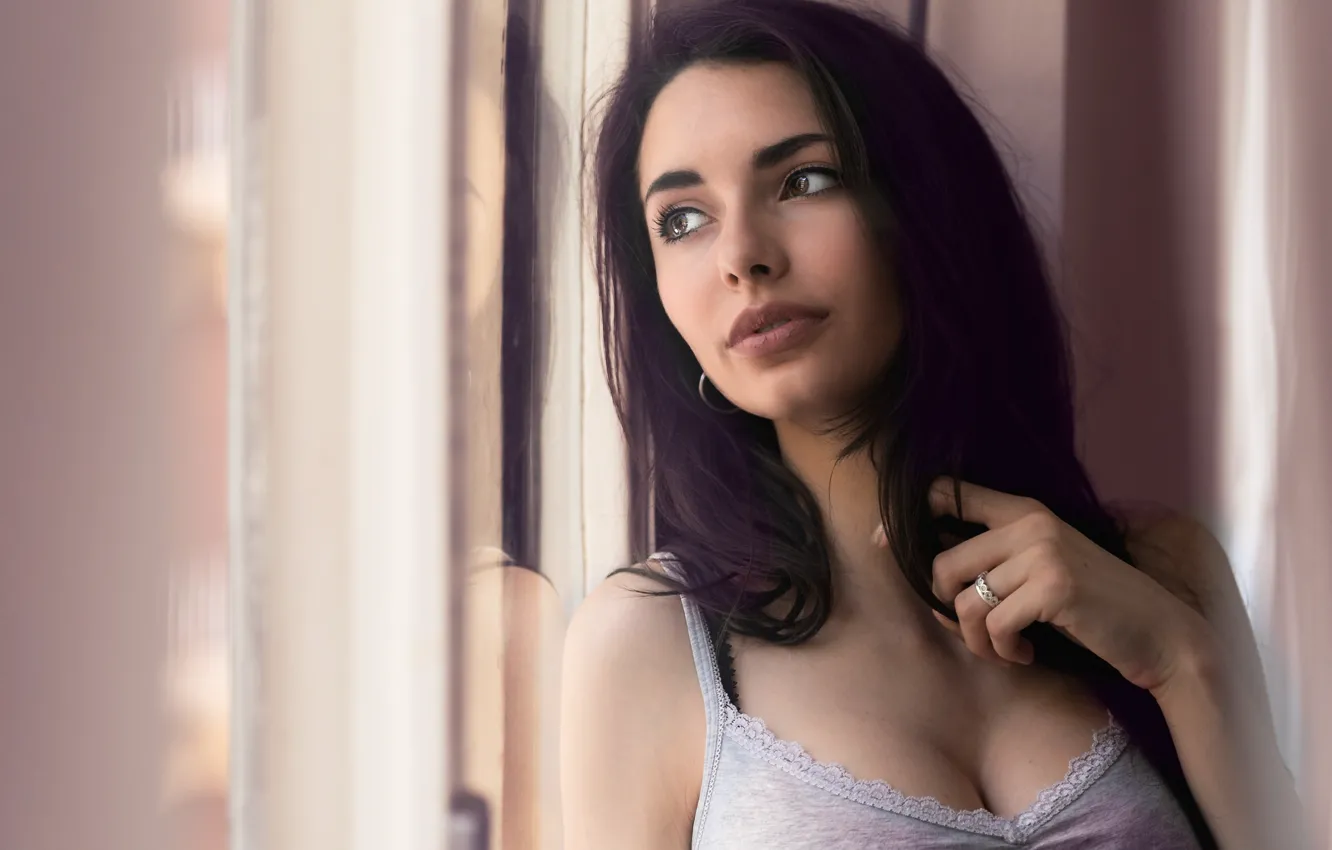 Фото обои лицо, модель, волосы, Nicole