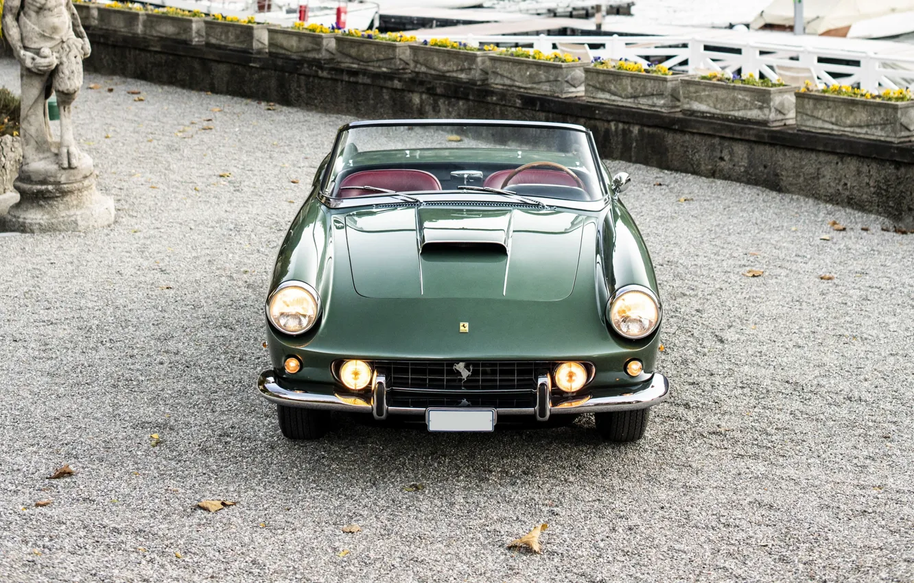 Фото обои 1960, Ferrari, 400 Superamerica, Ferrari 400 Superamerica Passo Corto Cabriolet