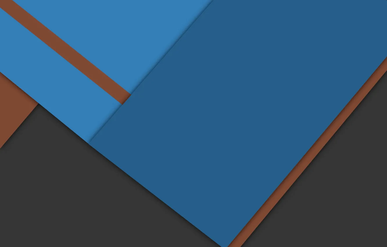 Фото обои линии, синий, геометрия, коричневый, design, color, material