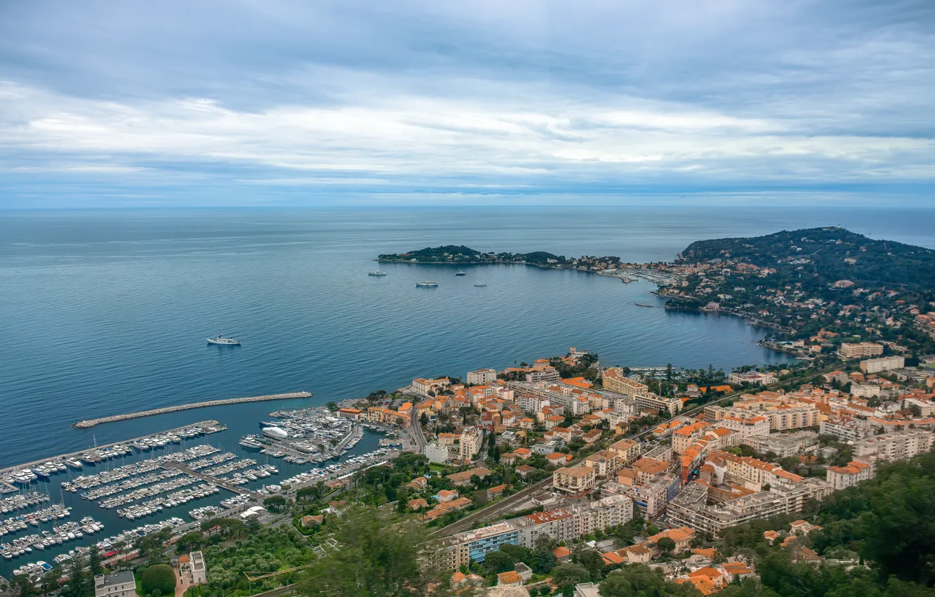 Фото обои Франция, Море, Панорама, France, Sea, Panorama, Provence