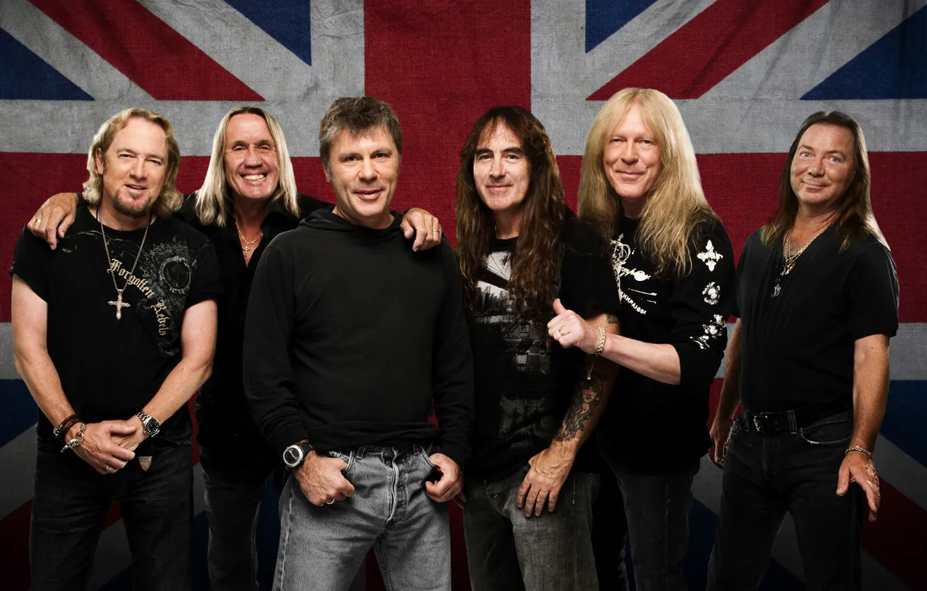 Фото обои флаг, metal, iron maiden