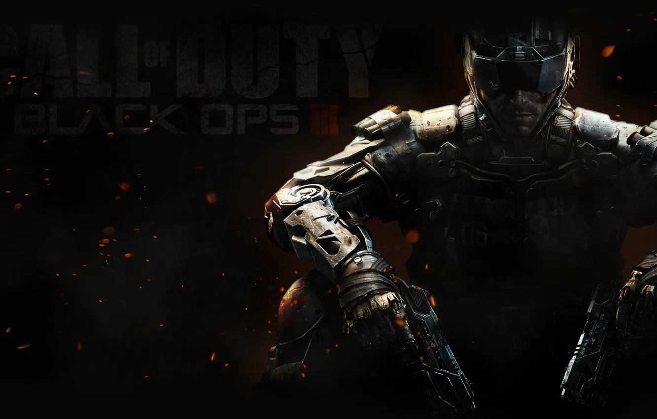 Фото обои оружие, пистолеты, герой, Call of Duty: Black Ops 3