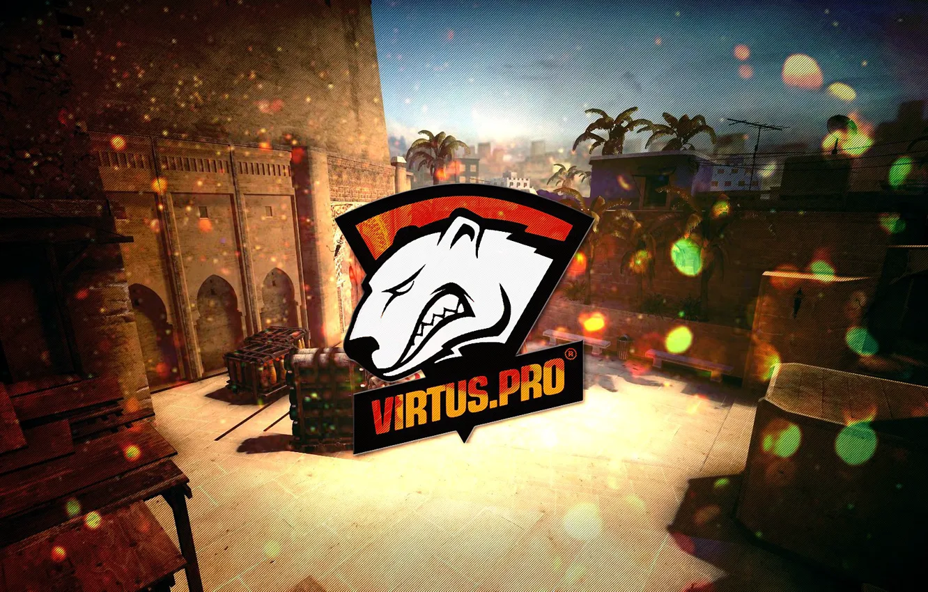 Фото обои counter-strike, csgo, mirage, virtus pro, virtuspro