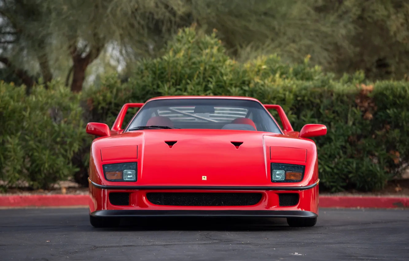 Фото обои Ferrari, F40, 1990, Ferrari F40