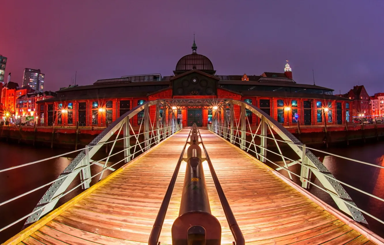 Фото обои Hamburg, Fischauktionshalle, Fischmarkt