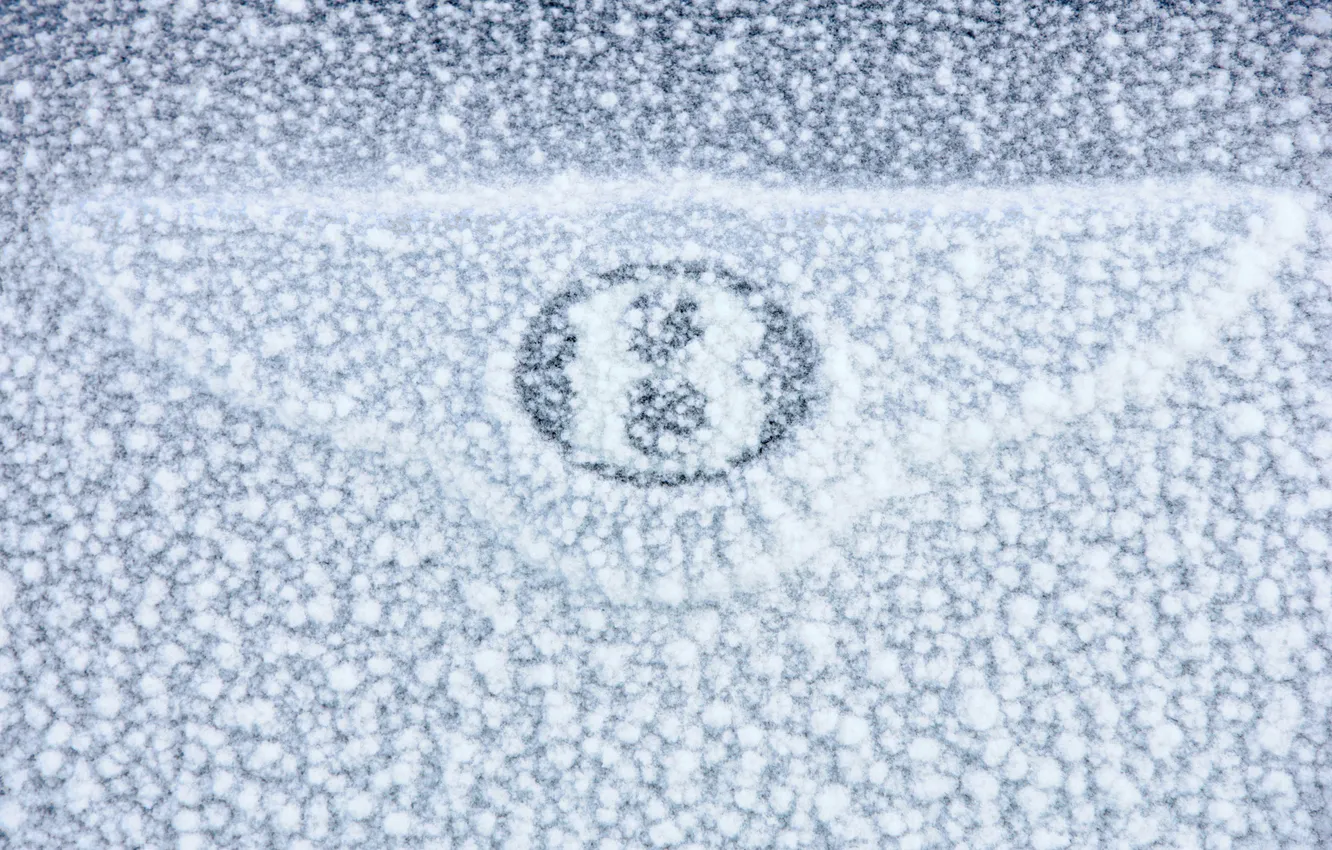 Фото обои car, машина, снег, знак, sign, snow, macro, Bentley Continental GT