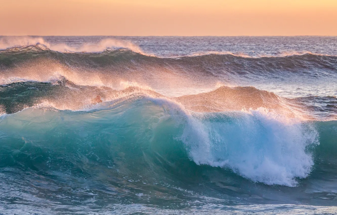 Фото обои море, волны, waves, sea, морская пена, sea ​​foam, photoholgic