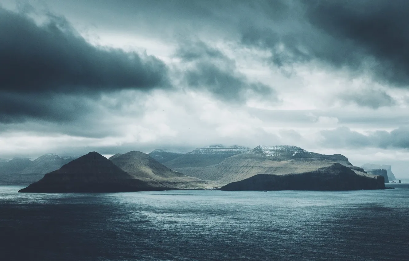 Фото обои sea, nature, mountains