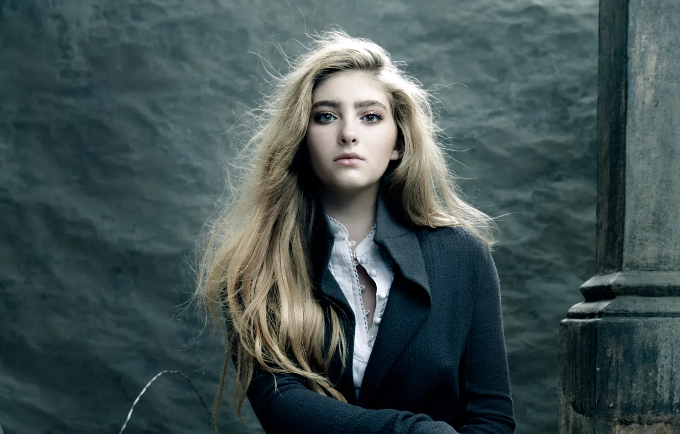 Фото обои портрет, актриса, блондинка, фотограф, Willow Shields, Уиллоу Шилдс, Ricky Middlesworth