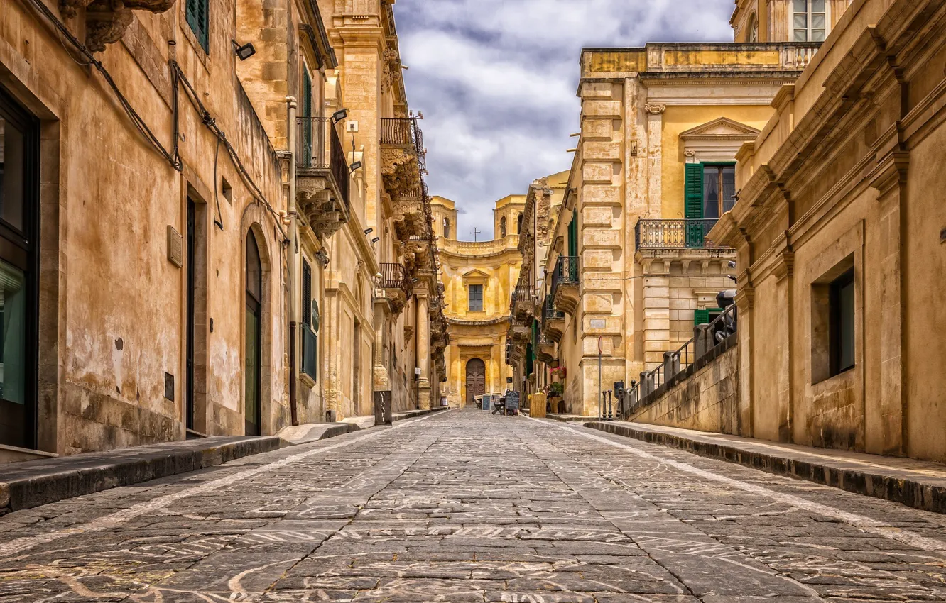Фото обои город, улица, Италия, old town, Sicile, Palerme