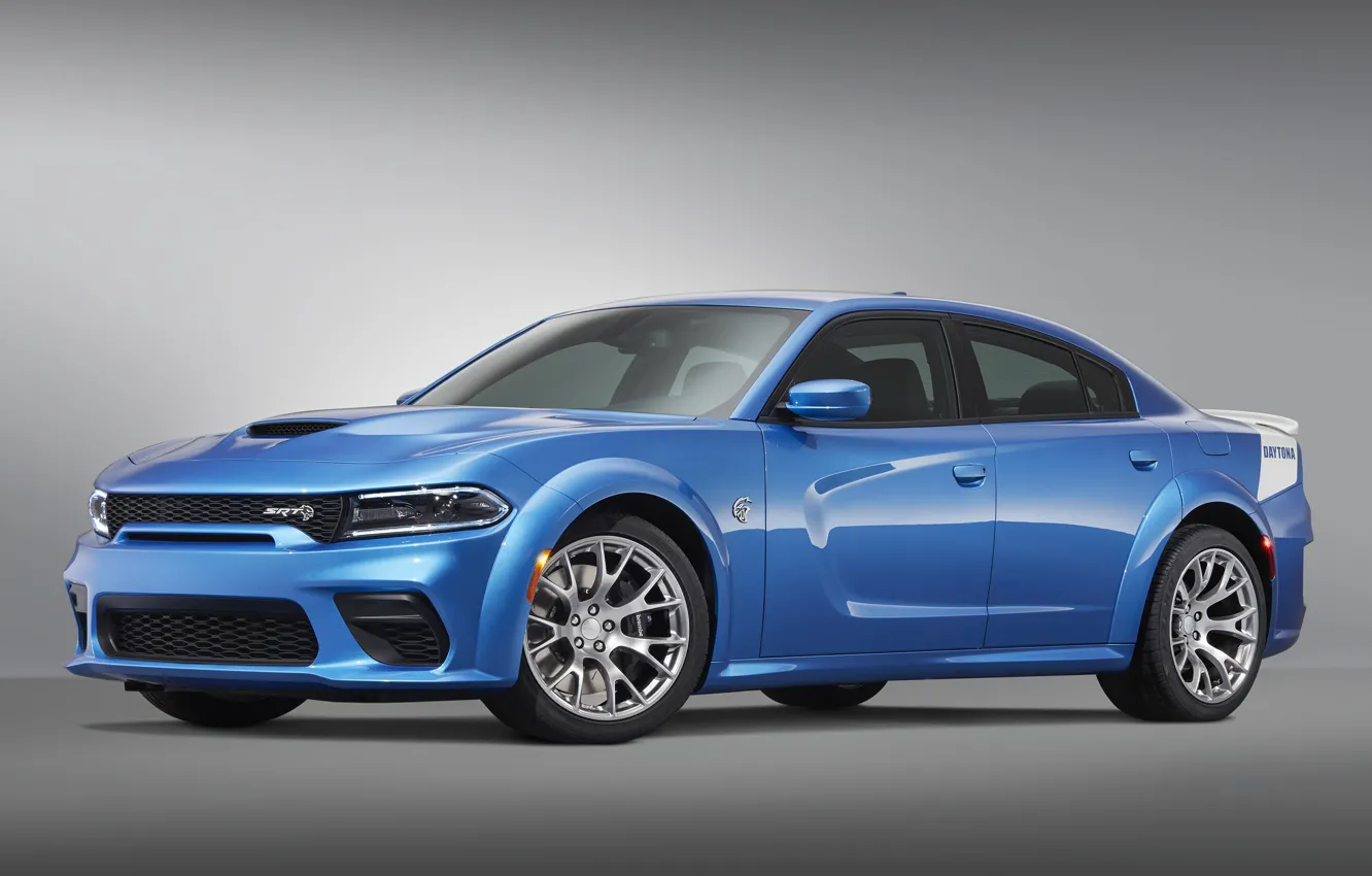 Фото обои Dodge, Charger, Hellcat, SRT, Widebody, 2019, Daytona 50th Anniversary