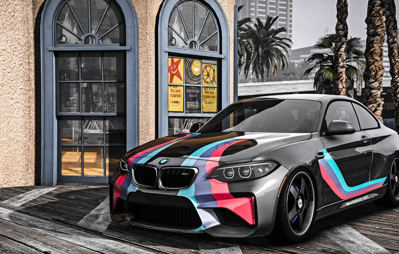 Фото обои GTA, Grand Theft Auto V, BMW M2