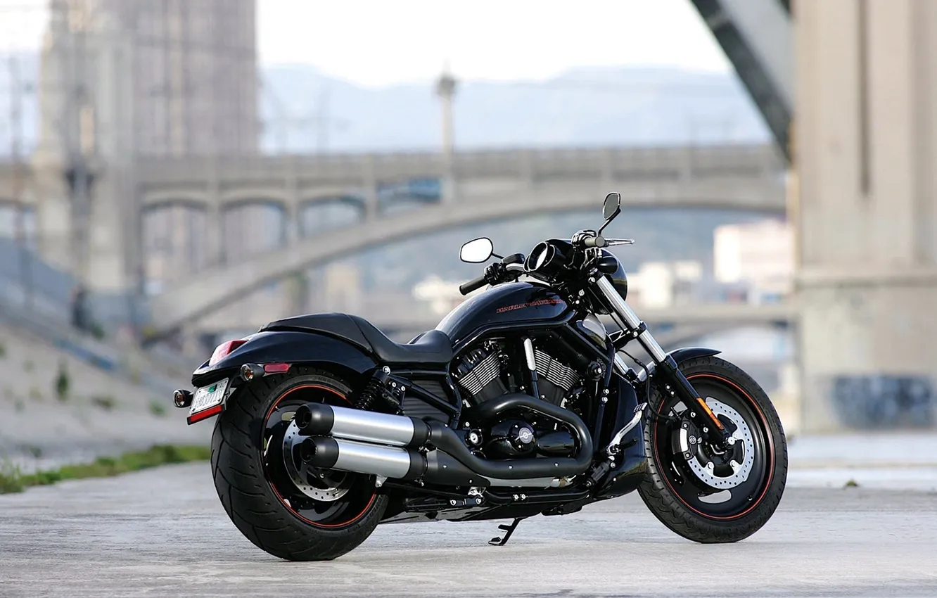 Фото обои мотоцикл, Harley-Davidson, VRSCDX, Night Rod Special
