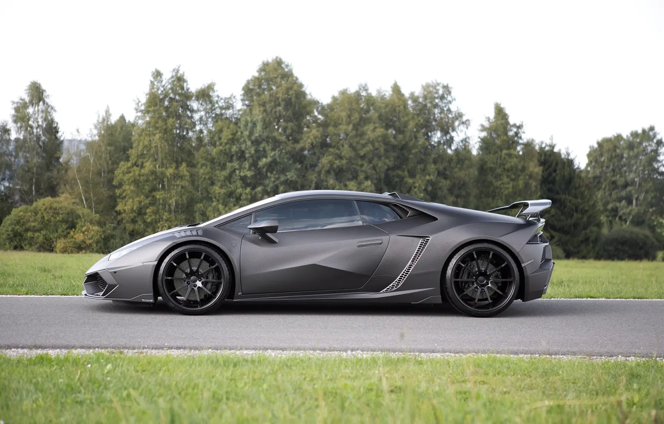 Фото обои Lamborghini, суперкар, вид сбоку, Mansory, Huracan, 2016, Torofeo, 1250 л.с.