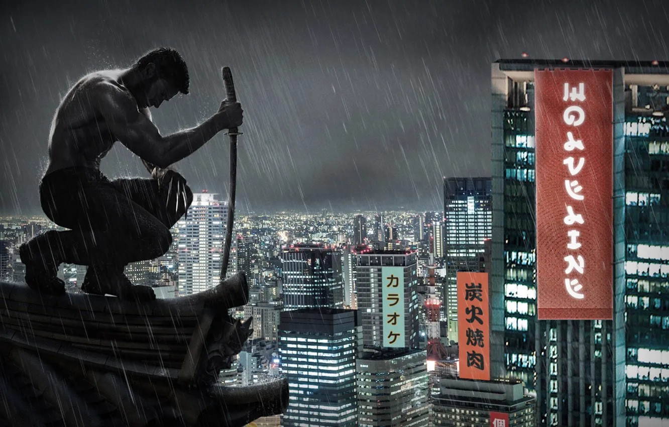 Фото обои Japan, Wolverine, The, Jackman, Hugh