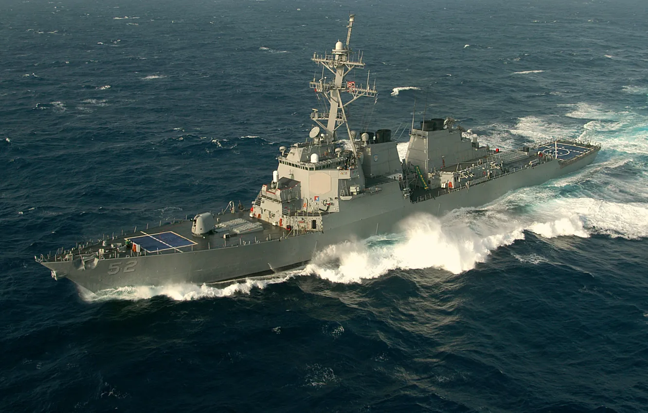 Фото обои эсминец, ВМС США, USS Barry, DDG-52