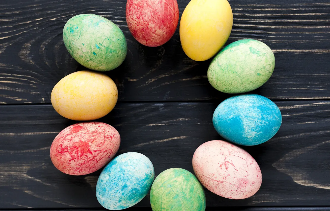Фото обои яйца, Пасха, Easter, Holidays