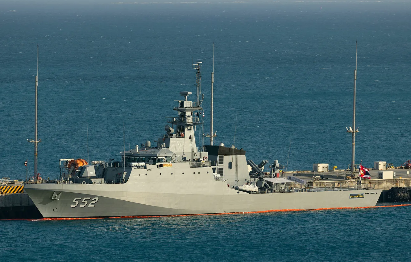 Фото обои Таиланд, HTMS Prashuap Khiri Khan, OPV-552