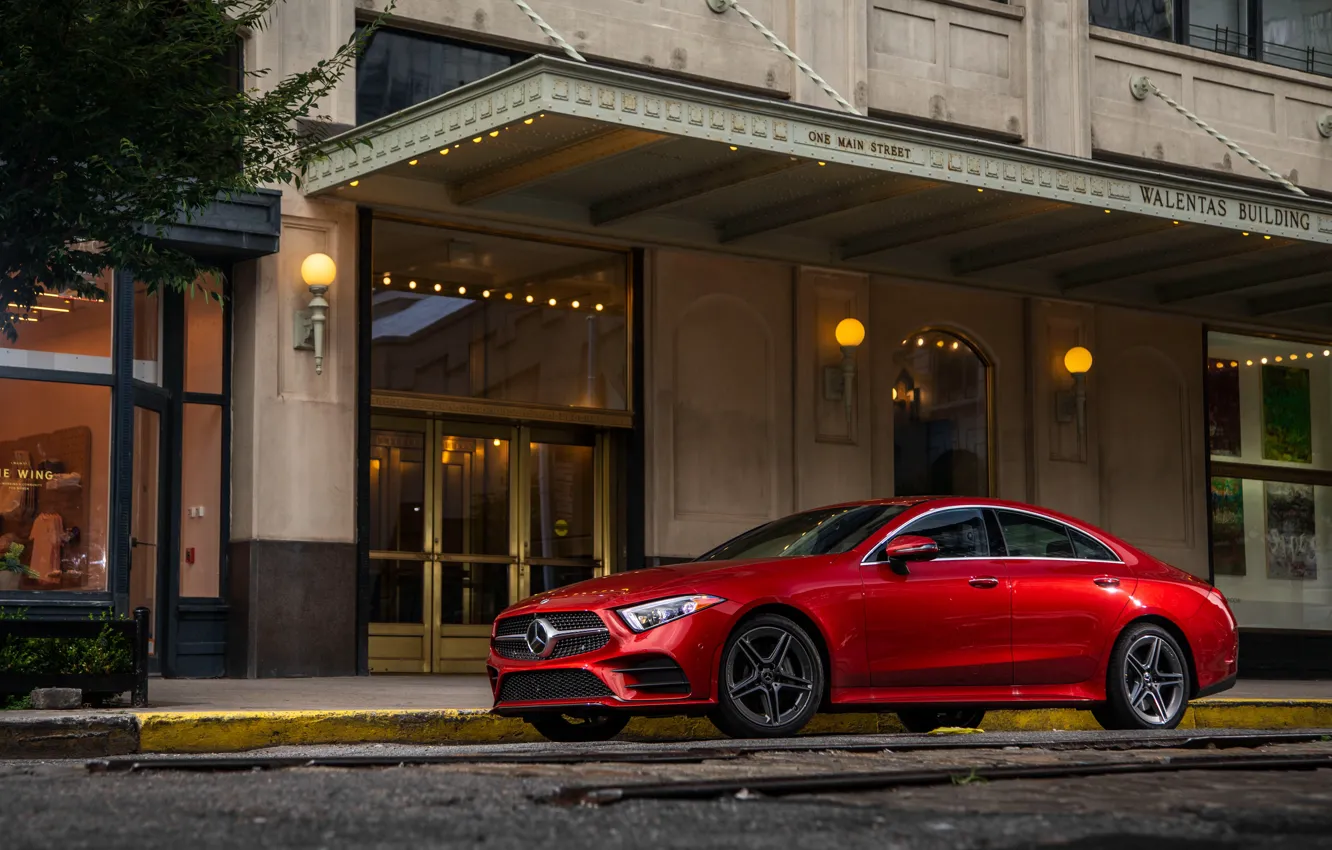 Фото обои Mercedes-Benz, CLS, седан, AMG, 2018, 450