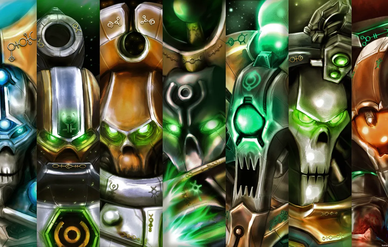Фото обои Warhammer 40 000, Necrons, lord necron